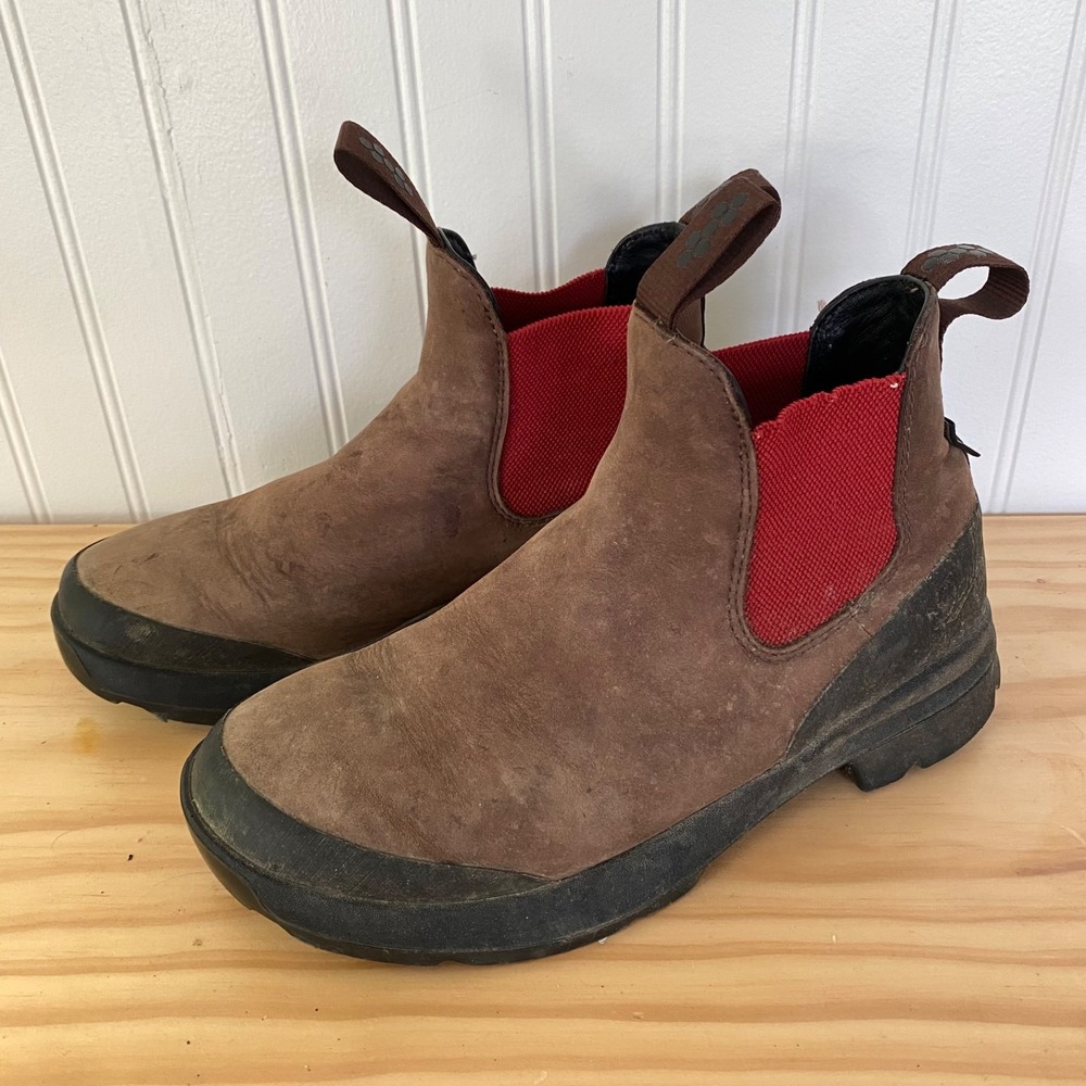 Danner Womens Pub Garden Chelsea Boots Size 8 Brown Java Leather Waterproof